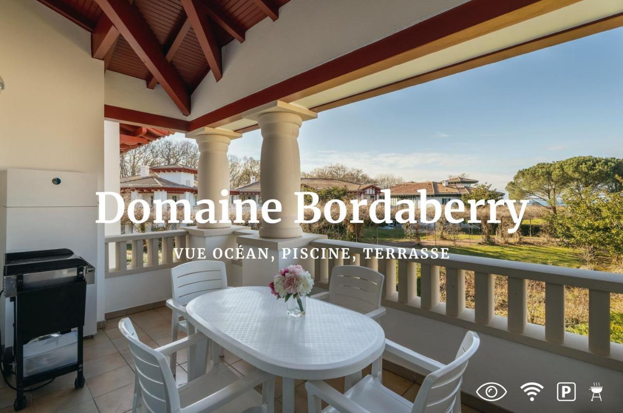 Atlantic Selection - Domaine De Bordaberry - Avec Piscine Et Vue Ocean Apartment Urrugne Exterior foto